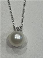 Halskette Nimei Dame in Weißgold Perla 0.04 Ct PCL1236 - PCL1236